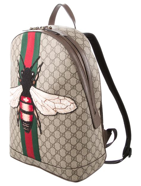 gucci backpack bees|Gucci wallet with bumble bee.